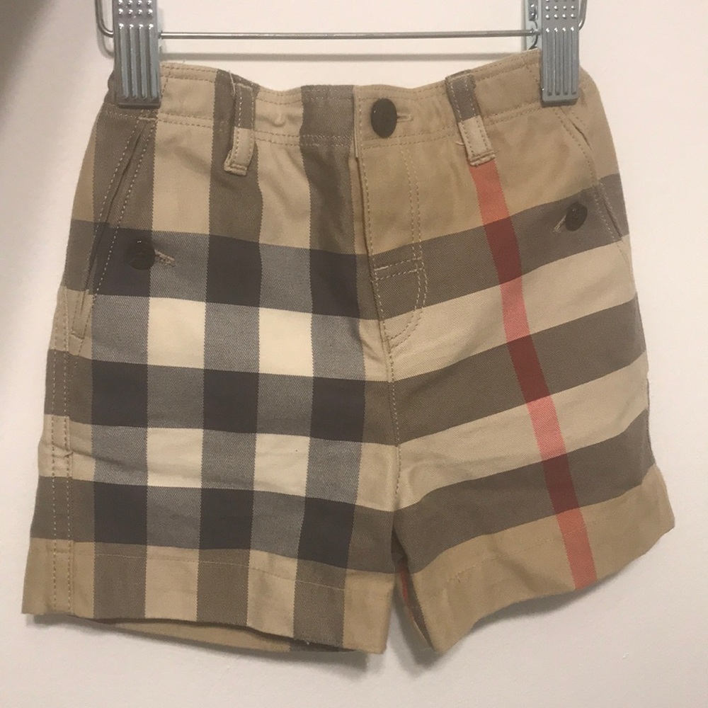 Burberry shorts.